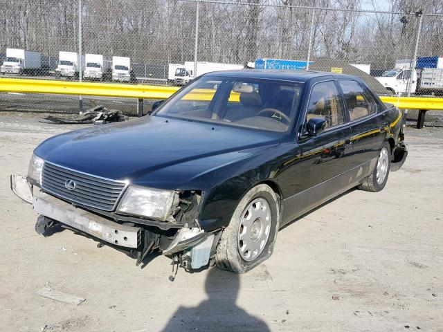 JT8BH28F8V0068624 - 1997 LEXUS LS 400 BLACK photo 2