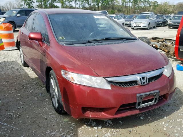 19XFA1F61BE024939 - 2011 HONDA CIVIC LX-S Tünd qırmızı foto 1