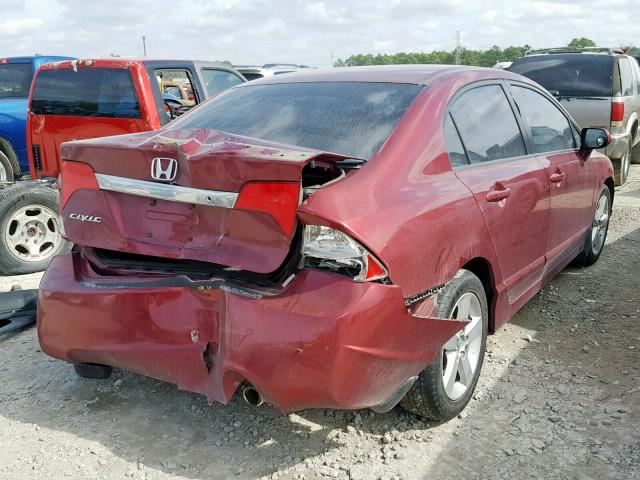 19XFA1F61BE024939 - 2011 HONDA CIVIC LX-S Tünd qırmızı foto 4