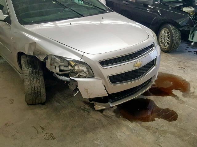 1G1ZH57B08F230689 - 2008 CHEVROLET MALIBU 1LT 银色 照片 9
