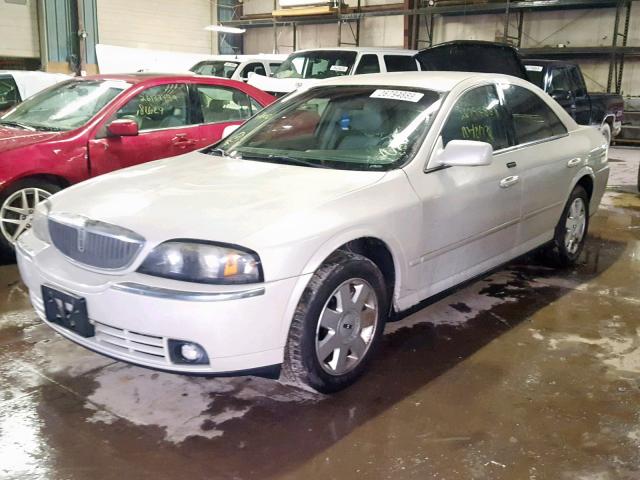 1LNHM86S24Y625128 - 2004 LINCOLN LS WHITE photo 2