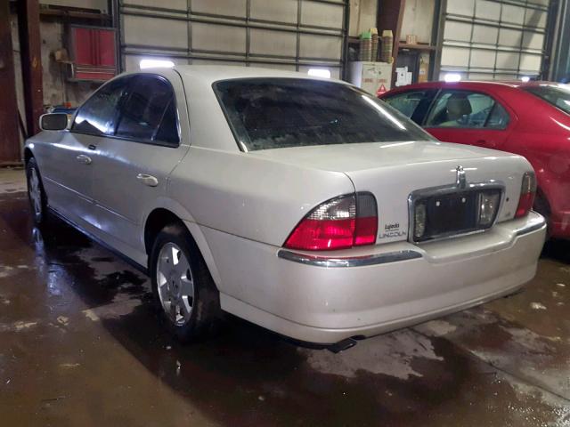 1LNHM86S24Y625128 - 2004 LINCOLN LS WHITE photo 3