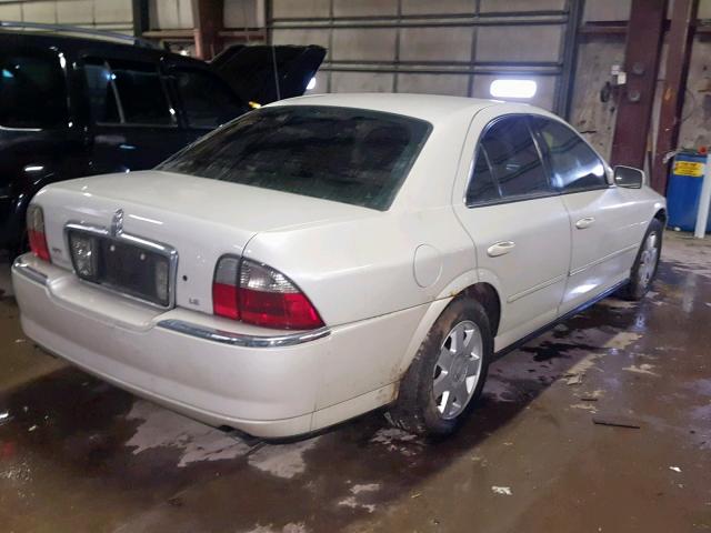 1LNHM86S24Y625128 - 2004 LINCOLN LS WHITE photo 4