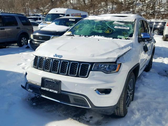 1C4RJFBG0JC298227 - 2018 JEEP GRAND CHER WHITE photo 2