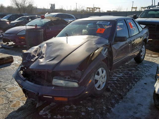 2G4WB55L8R1466468 - 1994 BUICK REGAL CUST MAROON photo 2