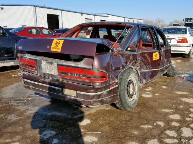 2G4WB55L8R1466468 - 1994 BUICK REGAL CUST MAROON photo 4