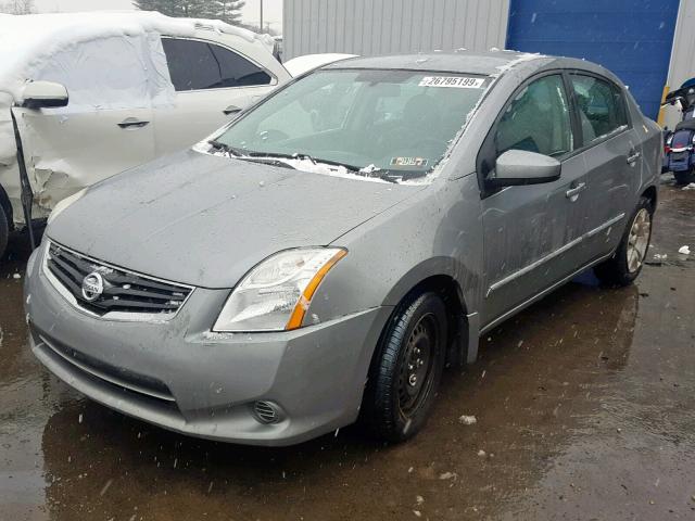 3N1AB6AP0BL640618 - 2011 NISSAN SENTRA 2.0 GRAY photo 2