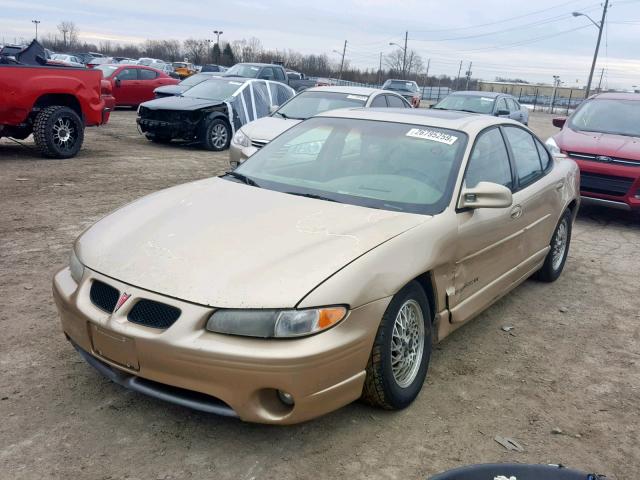 1G2WP52K8YF204009 - 2000 PONTIAC GRAND PRIX GOLD photo 2