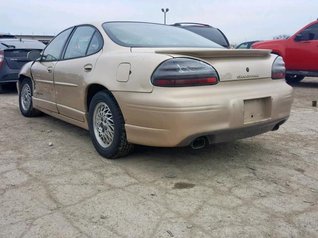 1G2WP52K8YF204009 - 2000 PONTIAC GRAND PRIX GOLD photo 3
