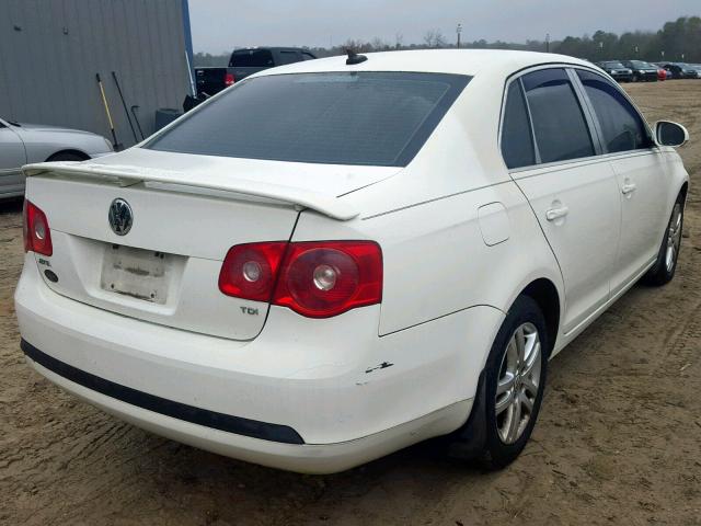 3VWST71K76M032567 - 2006 VOLKSWAGEN JETTA TDI WHITE photo 4