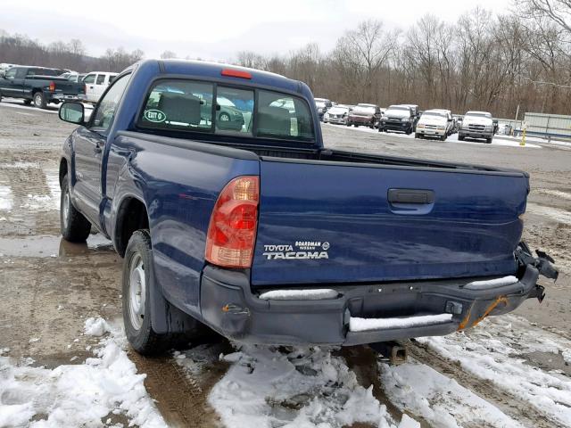 5TENX22N16Z257022 - 2006 TOYOTA TACOMA BLUE photo 3