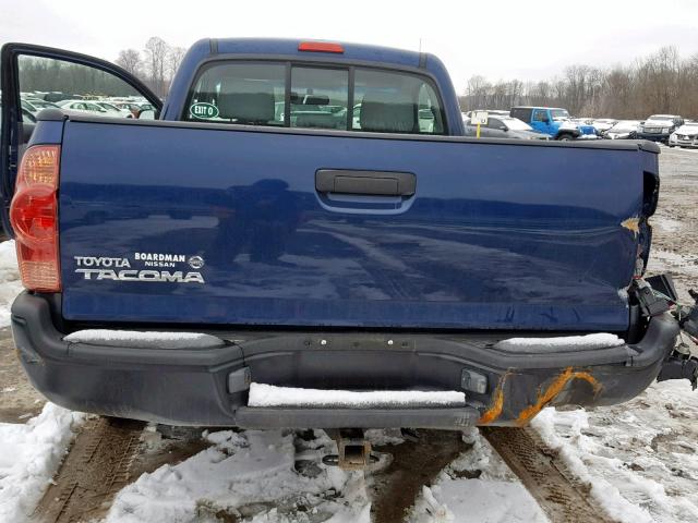 5TENX22N16Z257022 - 2006 TOYOTA TACOMA BLUE photo 6