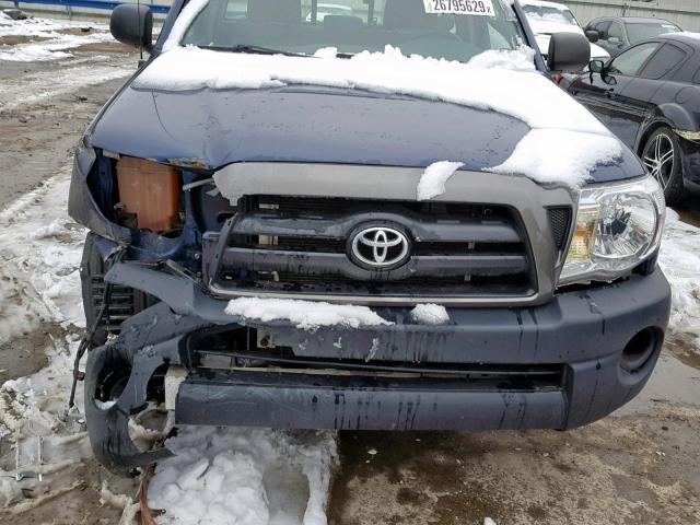 5TENX22N16Z257022 - 2006 TOYOTA TACOMA BLUE photo 7