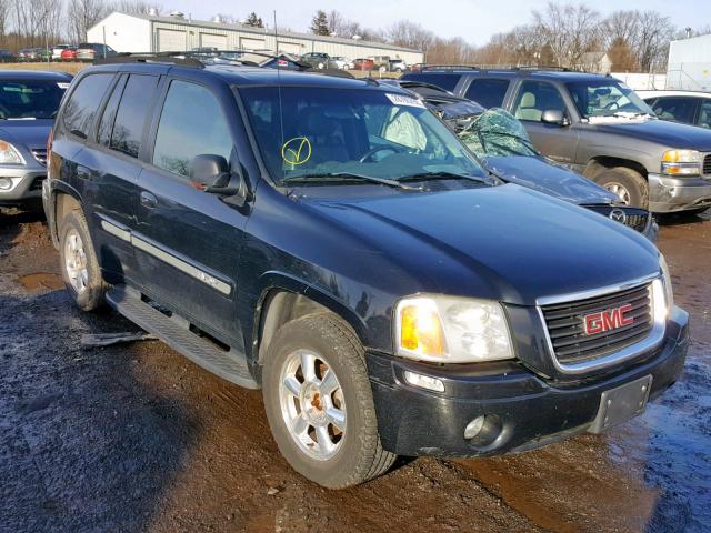 1GKDT13S342309925 - 2004 GMC ENVOY BLACK photo 1