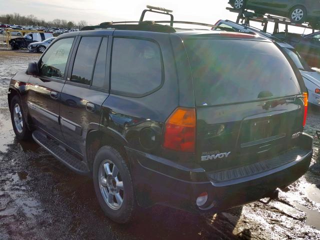 1GKDT13S342309925 - 2004 GMC ENVOY BLACK photo 3