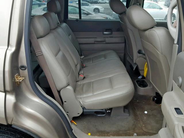 1D4HB48D65F590370 - 2005 DODGE DURANGO SL TAN photo 6