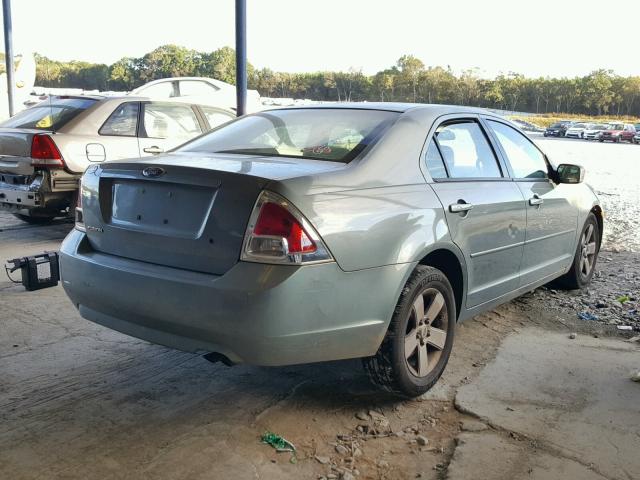 3FAHP06Z66R119190 - 2006 FORD FUSION S GREEN photo 4