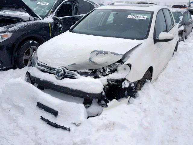 WVWDA7AJ5CW053762 - 2012 VOLKSWAGEN GOLF 白色 照片 2