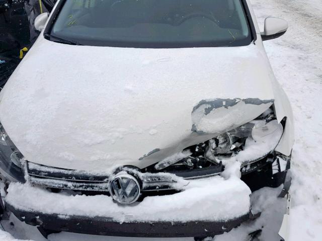 WVWDA7AJ5CW053762 - 2012 VOLKSWAGEN GOLF 白色 照片 7