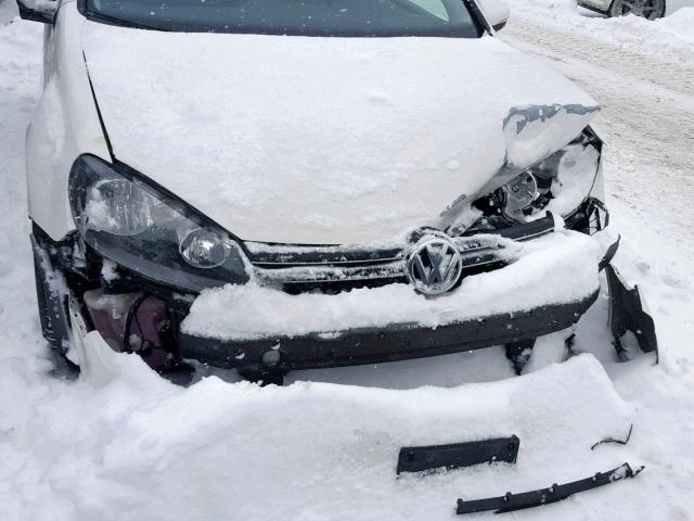WVWDA7AJ5CW053762 - 2012 VOLKSWAGEN GOLF 白色 照片 9