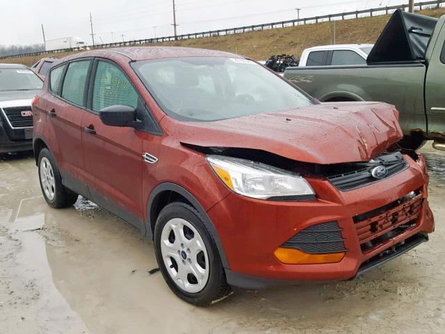 1FMCU0F77GUC89902 - 2016 FORD ESCAPE S RED photo 1