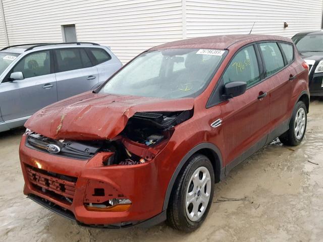 1FMCU0F77GUC89902 - 2016 FORD ESCAPE S RED photo 2