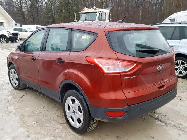 1FMCU0F77GUC89902 - 2016 FORD ESCAPE S RED photo 3