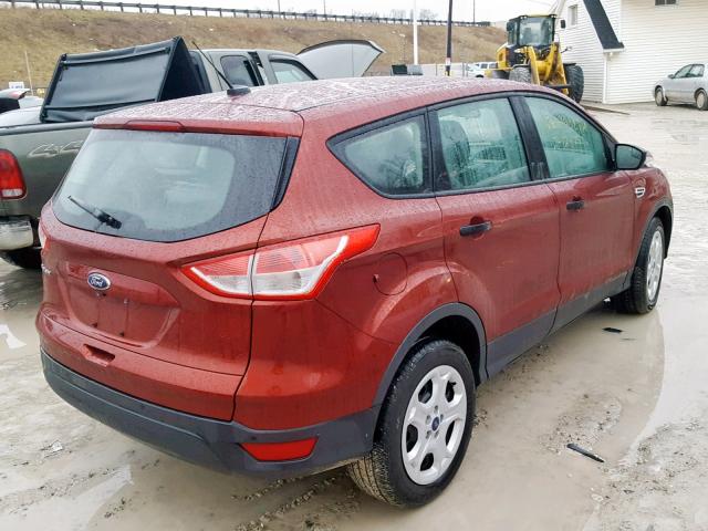 1FMCU0F77GUC89902 - 2016 FORD ESCAPE S RED photo 4