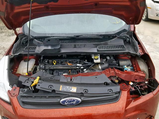 1FMCU0F77GUC89902 - 2016 FORD ESCAPE S RED photo 7