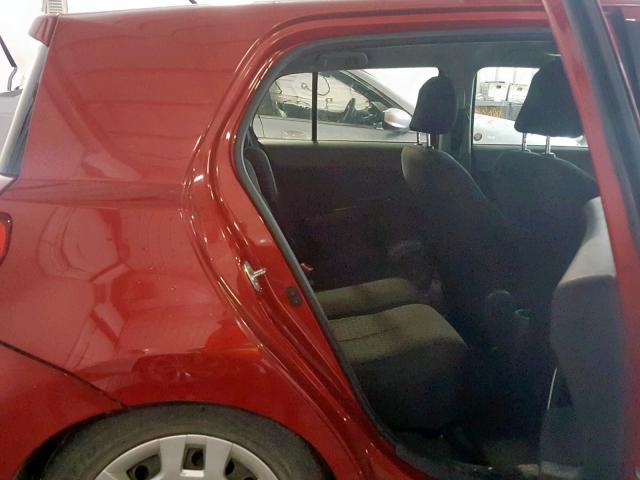 JTKKU10499J043306 - 2009 SCION XD RED photo 6