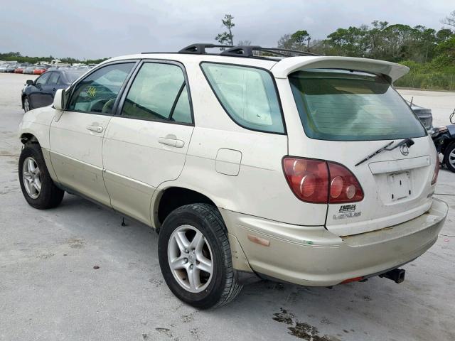 JT6GF10U1Y0047370 - 2000 LEXUS RX 300 WHITE photo 3