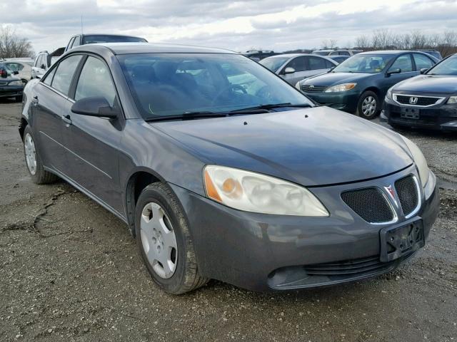 1G2ZF55B764183626 - 2006 PONTIAC G6 SE GRAY photo 1