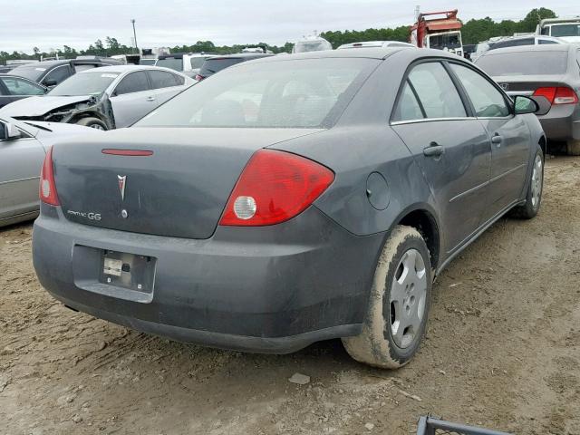 1G2ZF58B774141888 - 2007 PONTIAC G6 VALUE L GRAY photo 4