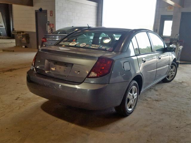 1G8AZ55F27Z128258 - 2007 SATURN ION LEVEL GRAY photo 4