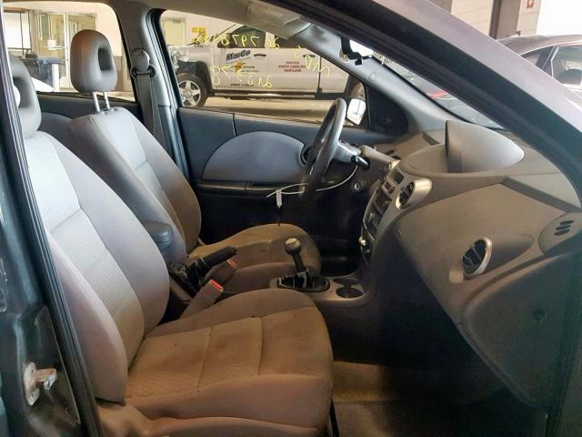 1G8AZ55F27Z128258 - 2007 SATURN ION LEVEL GRAY photo 5