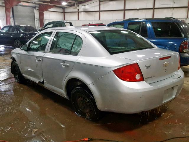 1G1AT58HX97120338 - 2009 CHEVROLET COBALT LT SILVER photo 3