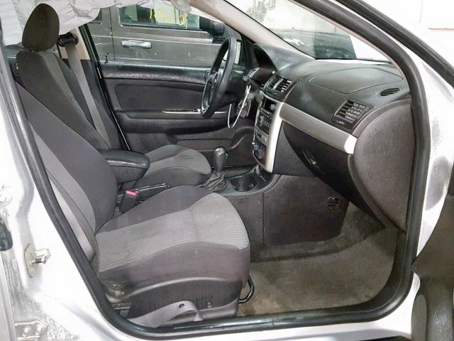 1G1AT58HX97120338 - 2009 CHEVROLET COBALT LT SILVER photo 5