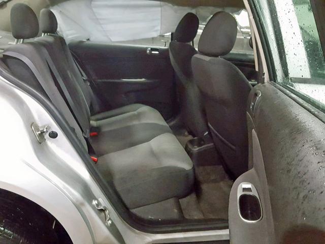 1G1AT58HX97120338 - 2009 CHEVROLET COBALT LT SILVER photo 6