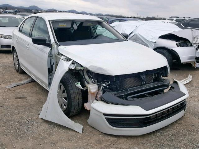 3VW2K7AJ3FM283841 - 2015 VOLKSWAGEN JETTA BASE WHITE photo 1