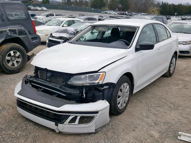 3VW2K7AJ3FM283841 - 2015 VOLKSWAGEN JETTA BASE WHITE photo 2