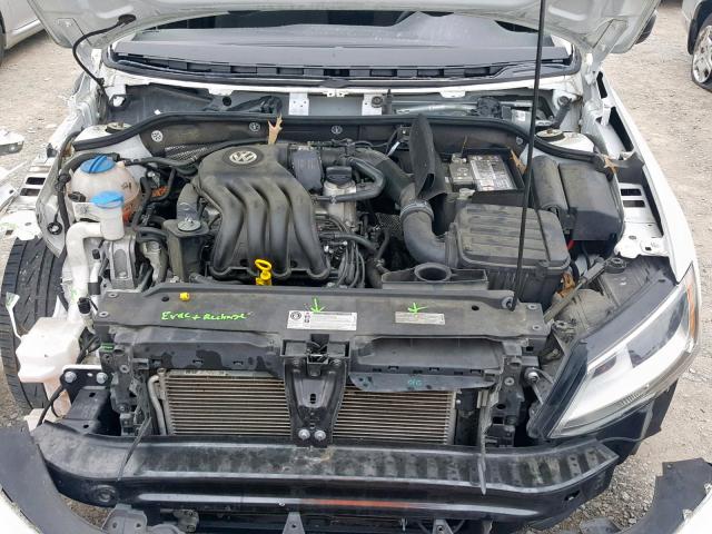 3VW2K7AJ3FM283841 - 2015 VOLKSWAGEN JETTA BASE WHITE photo 7