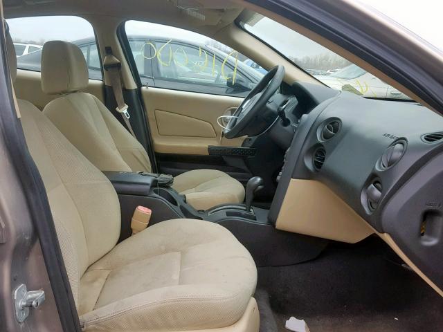 2G2WP552571114298 - 2007 PONTIAC GRAND PRIX TAN photo 5