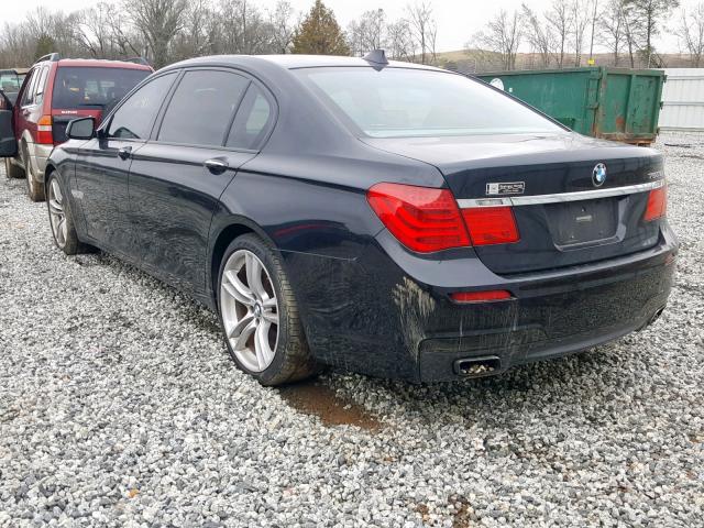 WBAKB8C51BCY64644 - 2011 BMW 750LI BLACK photo 3