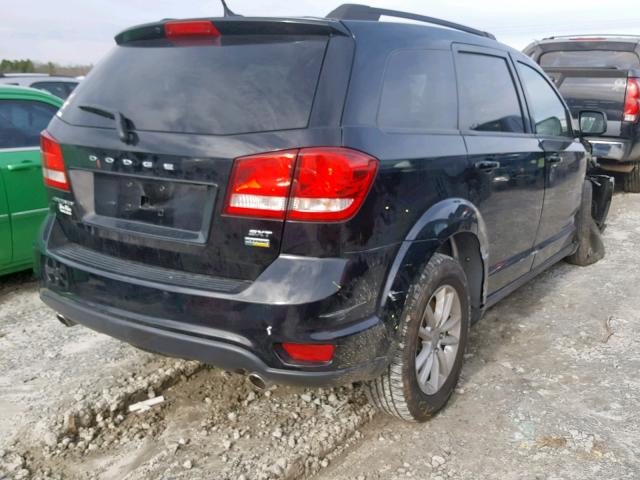 3C4PDCBG4HT537323 - 2017 DODGE JOURNEY SX BLACK photo 4