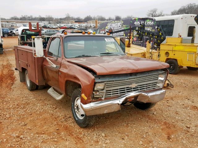 1GBHC34M1DV113915 - 1983 CHEVROLET C30 BROWN photo 1