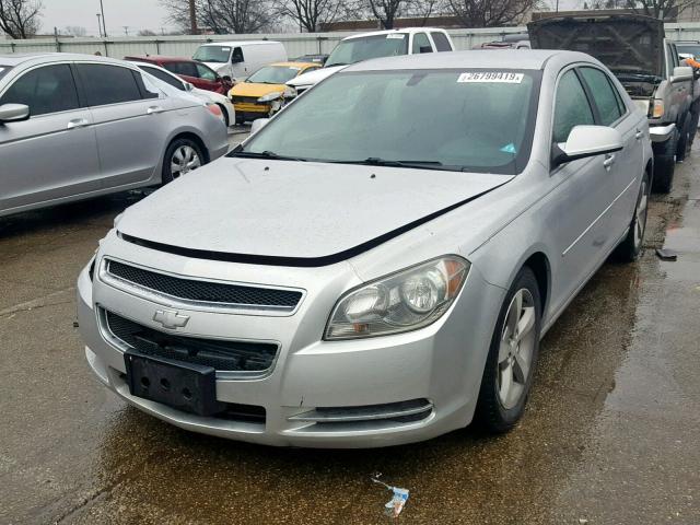 1G1ZC5E02CF101992 - 2012 CHEVROLET MALIBU 1LT SILVER photo 2