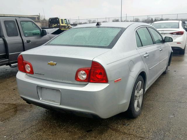 1G1ZC5E02CF101992 - 2012 CHEVROLET MALIBU 1LT SILVER photo 4