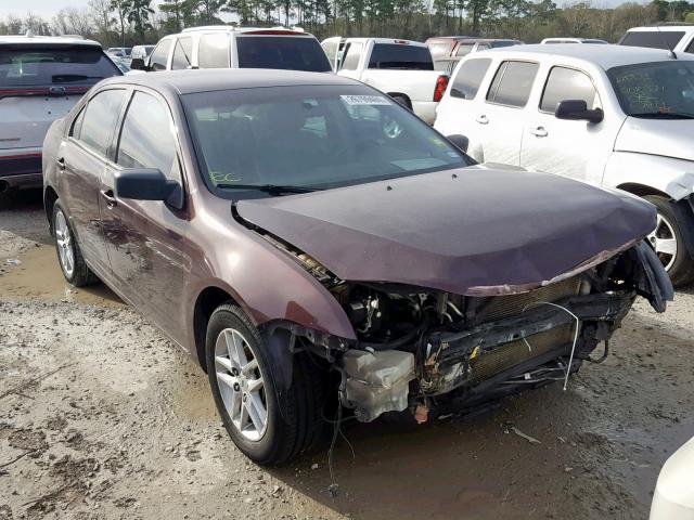 3FAHP0GA3BR273665 - 2011 FORD FUSION S MAROON photo 1