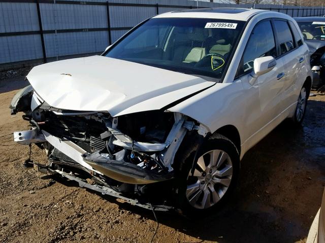 5J8TB1H26BA001655 - 2011 ACURA RDX WHITE photo 2