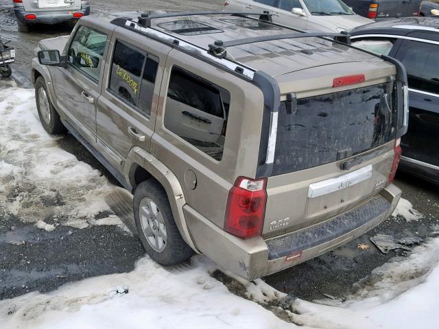 1J8HG58276C143819 - 2006 JEEP COMMANDER GOLD photo 3